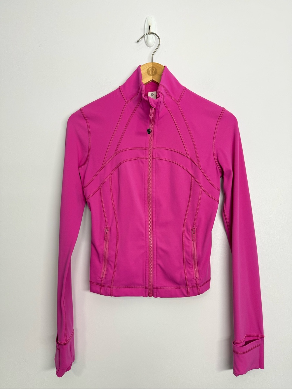 Lululemon Define Cropped Jacket *Nulu Sonic Pink Size 4
